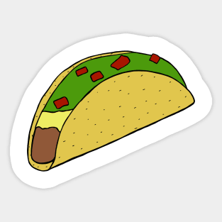 Taco Sticker